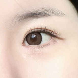 【散光】Lenbling Eye Only 1 Month FloRing Mono Choco 每月抛棄散光彩妝隱形眼鏡